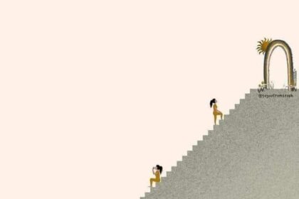 Puede ser una imagen de una persona y texto